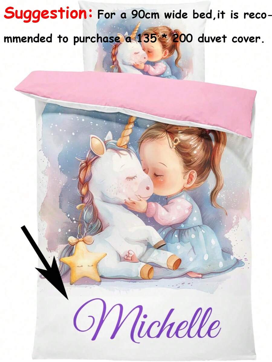 2 komada prilagođenog personalizovanog seta posteljine za bebe