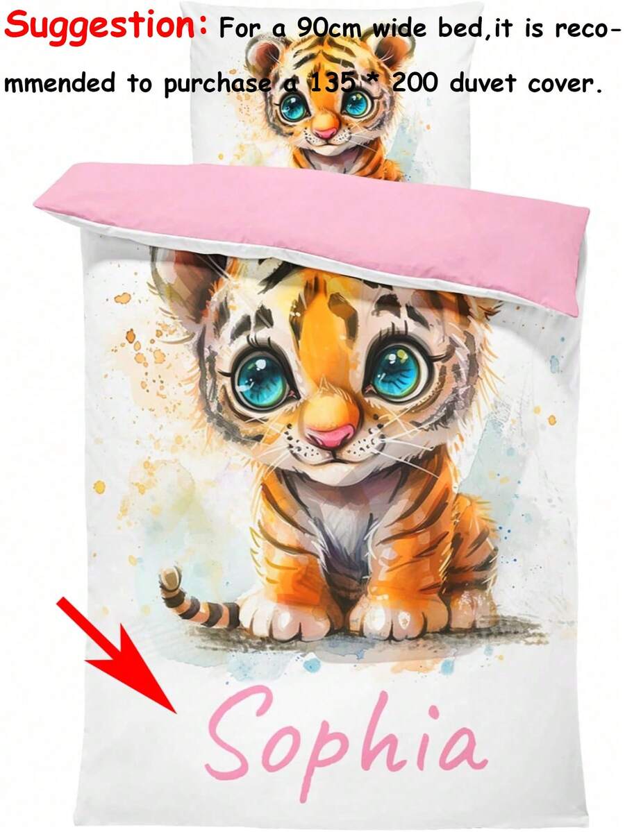 2 komada prilagođenog personalizovanog seta posteljine za bebe