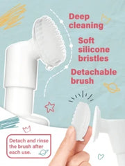 1pc/3pcs Paw Cleaner - No-Rinse Foaming Cleanser For Dog Lover And Dog Mom Loves And Cat Lover And Cat Mom Loves Gentle And | Pleasant Smell Deep Cleans Cat/Dog Lover Gift And Dog/Cat Mom Love Pet Paws Includes Removable Soft Silicone Brush