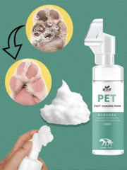 1pc/3pcs Paw Cleaner - No-Rinse Foaming Cleanser For Dog Lover And Dog Mom Loves And Cat Lover And Cat Mom Loves Gentle And | Pleasant Smell Deep Cleans Cat/Dog Lover Gift And Dog/Cat Mom Love Pet Paws Includes Removable Soft Silicone Brush