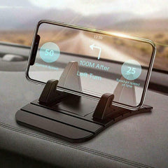Multi-Functional Silicone Dashboard Phone Holder - Non-Slip Installation, Ideal Compatible With Iphone, And Home Use, Available In Black And White