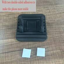 Multi-Functional Silicone Dashboard Phone Holder - Non-Slip Installation, Ideal Compatible With Iphone, And Home Use, Available In Black And White