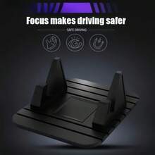 Multi-Functional Silicone Dashboard Phone Holder - Non-Slip Installation, Ideal Compatible With Iphone, And Home Use, Available In Black And White