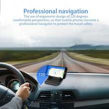 Multi-Functional Silicone Dashboard Phone Holder - Non-Slip Installation, Ideal Compatible With Iphone, And Home Use, Available In Black And White
