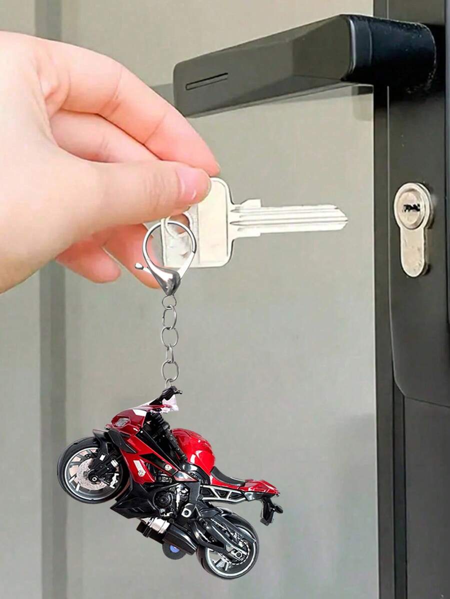 2D ravni crni akrilni privesak za motocikl