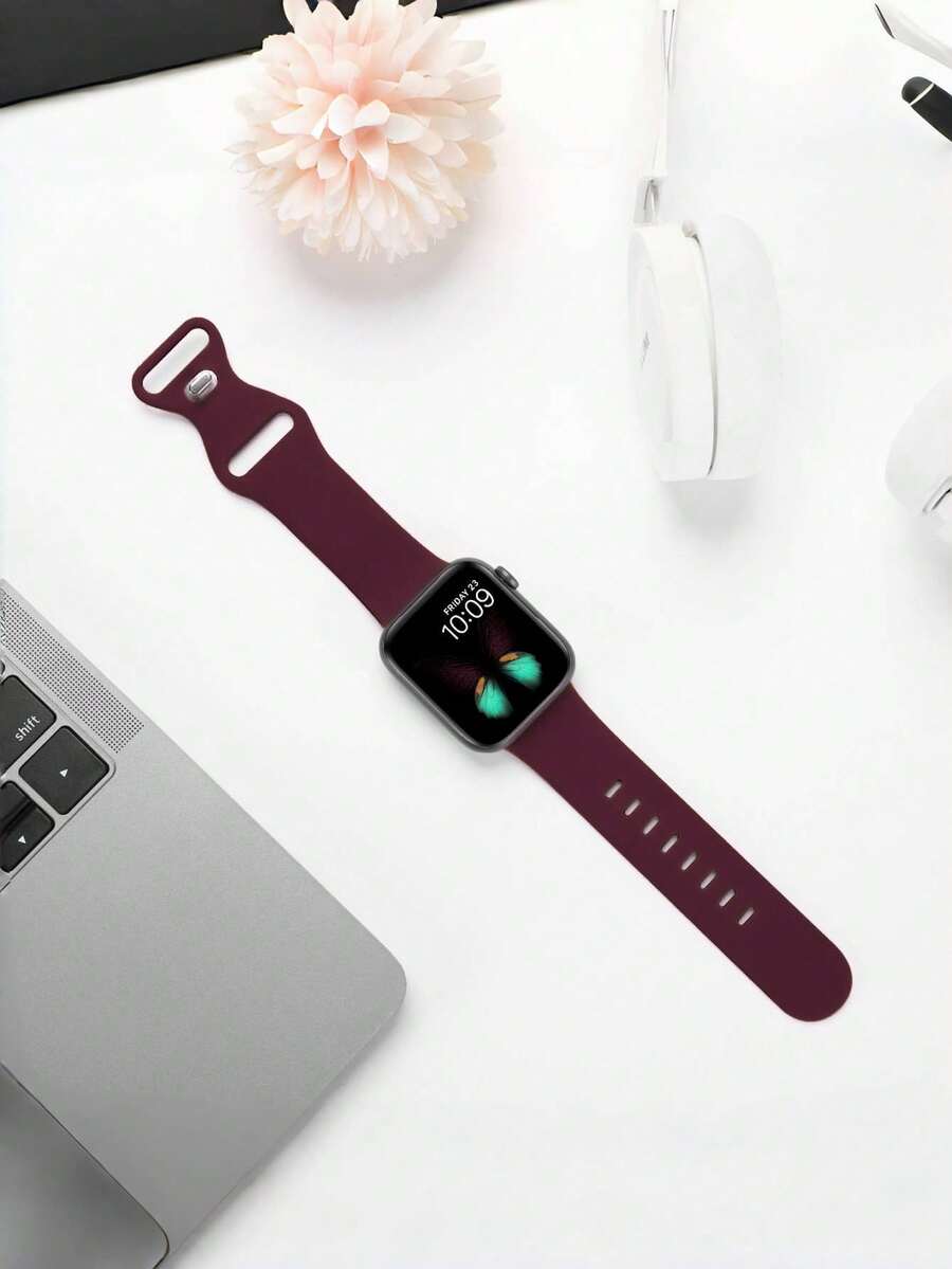 Unisex modni ležerni kaiš za sat od silikona , kompatibilan sa Apple Watch 38mm 40mm 41mm 45mm 46mm 44mm 49mm