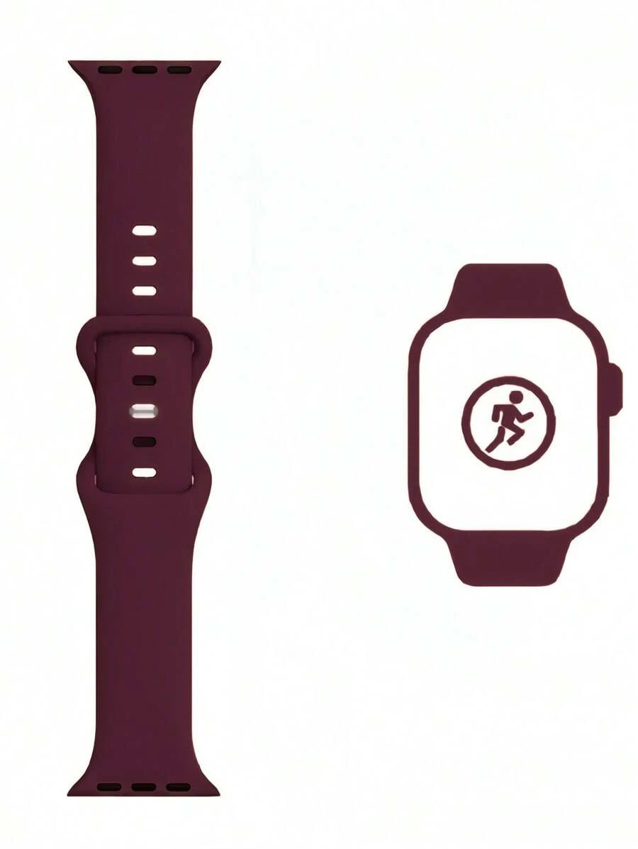 Unisex modni ležerni kaiš za sat od silikona , kompatibilan sa Apple Watch 38mm 40mm 41mm 45mm 46mm 44mm 49mm