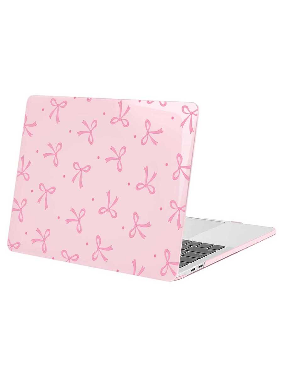 Prozirna zaštitna futrola za laptop sa mašnom, kompatibilna sa Apple notebook računarima