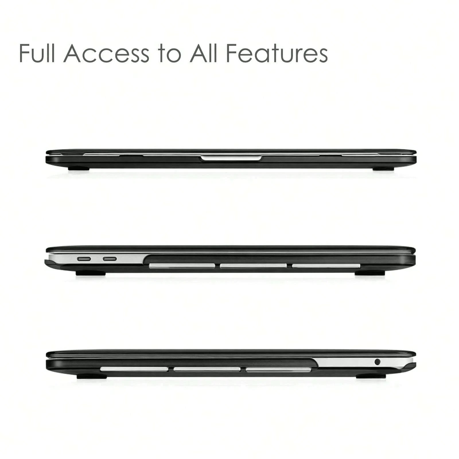 Prozirna zaštitna futrola za laptop sa mašnom, kompatibilna sa Apple notebook računarima
