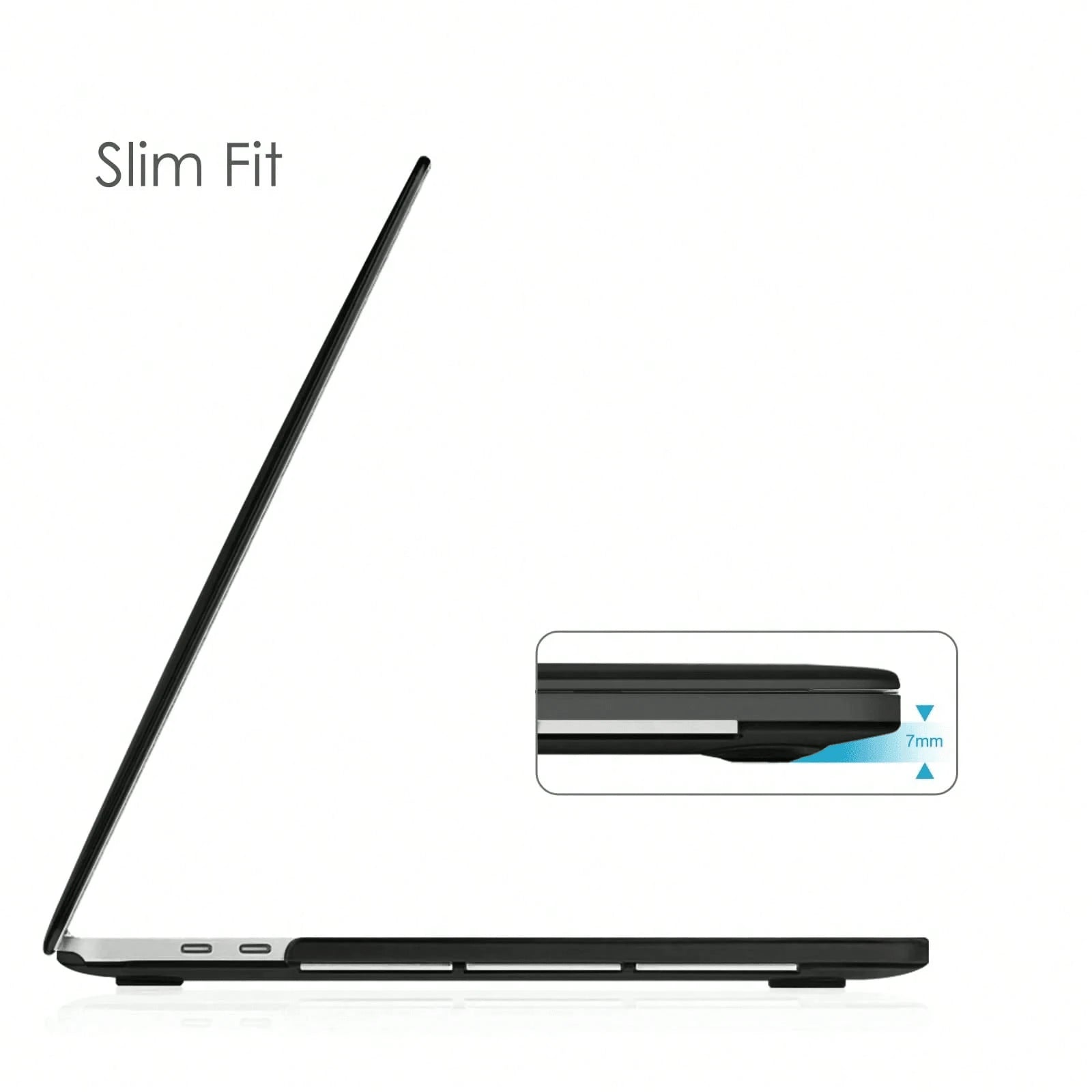 Prozirna zaštitna futrola za laptop sa mašnom, kompatibilna sa Apple notebook računarima