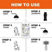 1Pc 4-In-1 Pet Shampoo, Deep Cleanses, Moisturizes, And Nourishes Pets; Gentle And Non-Irritating; Suitable For Cleaning Pets (Cats And Dogs)