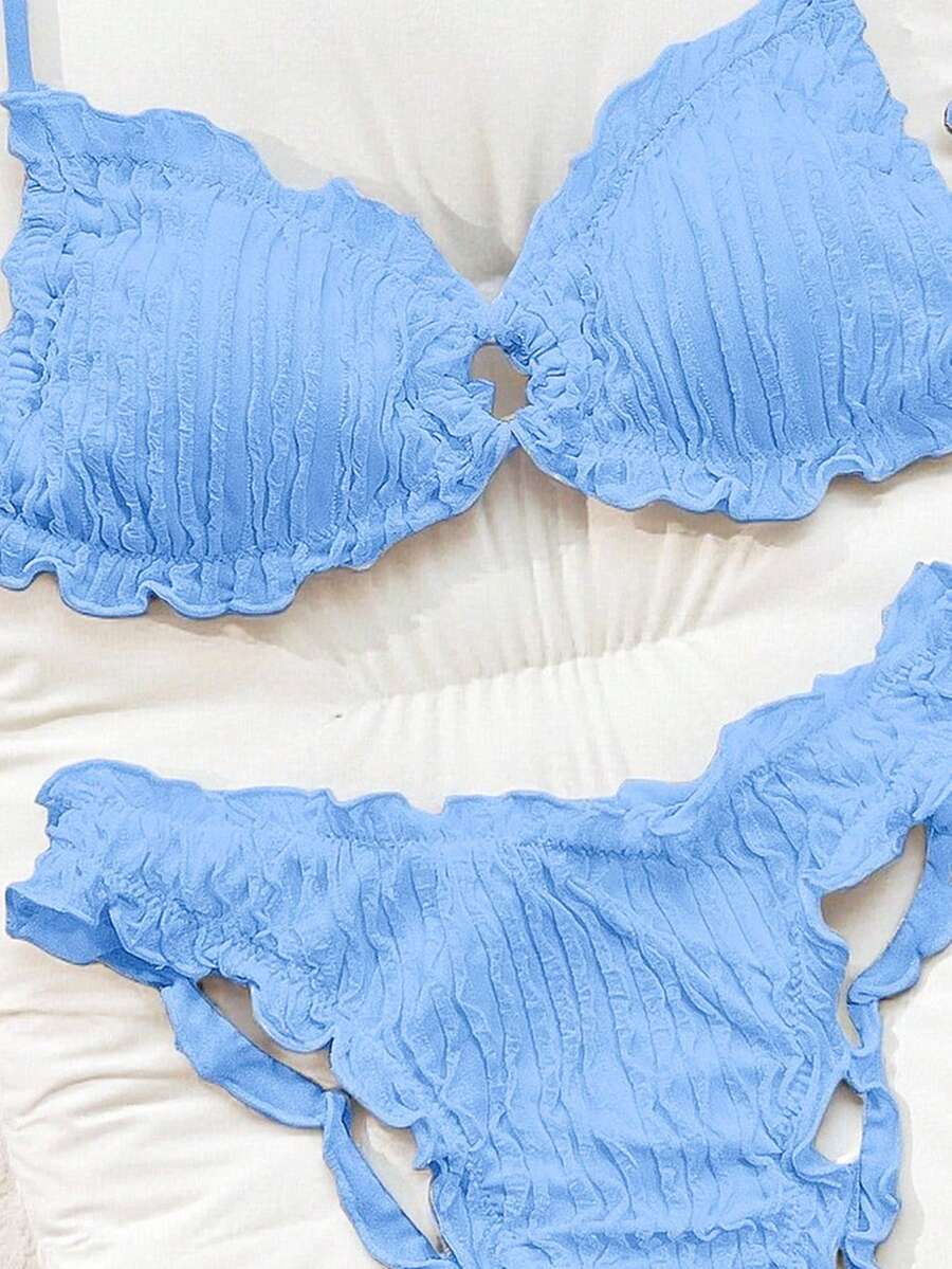 Jednobojni  Casual Bikini Set za Žene
