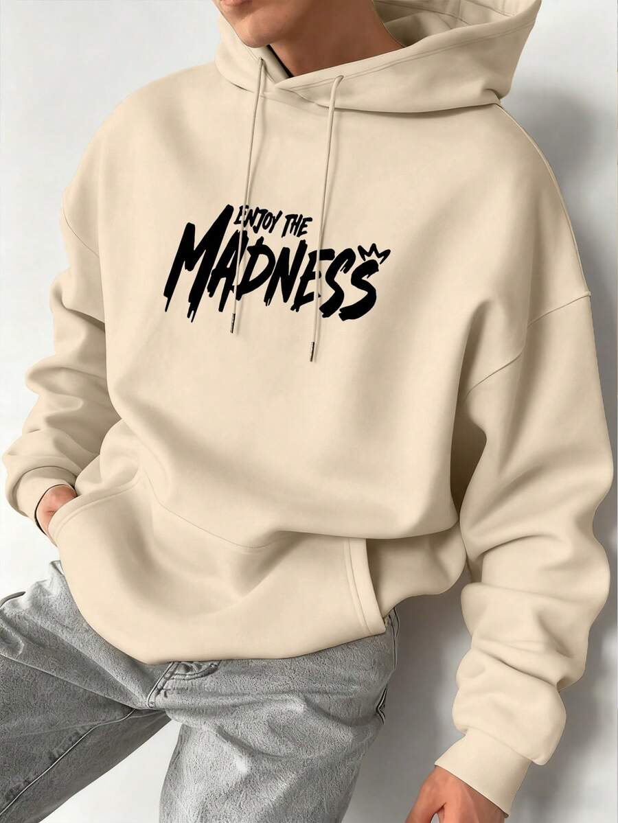 Muški ležerni modni street hoodie duks za ekstremne sportove sa crtanim printom