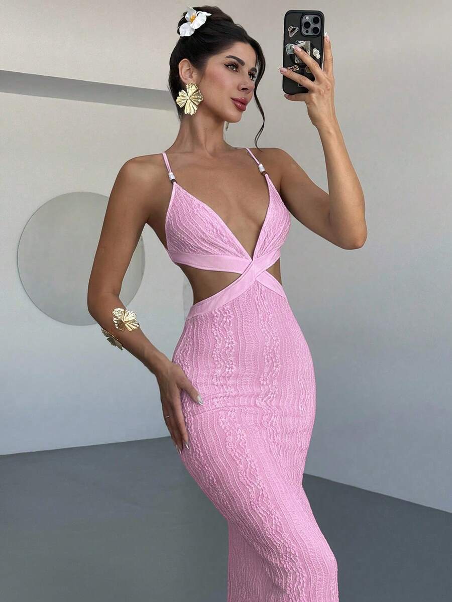 Ženska Elegantna Haljina bez Leđa