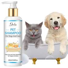 1Pc 100ml Pet Shampoo, For Cleaning The Head And Eliminating Odors All Over The Body. A Universal Shampoo For Cats And Dogs