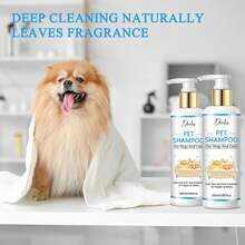 1Pc 100ml Pet Shampoo, For Cleaning The Head And Eliminating Odors All Over The Body. A Universal Shampoo For Cats And Dogs