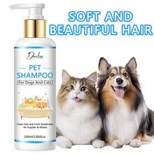 1Pc 100ml Pet Shampoo, For Cleaning The Head And Eliminating Odors All Over The Body. A Universal Shampoo For Cats And Dogs