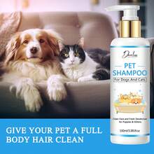 1Pc 100ml Pet Shampoo, For Cleaning The Head And Eliminating Odors All Over The Body. A Universal Shampoo For Cats And Dogs