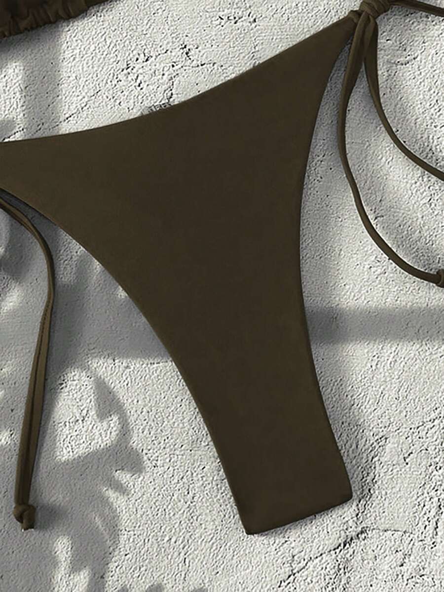 Ženski Bikini Set sa Halter Krojem i Dekoracijom od Kristala