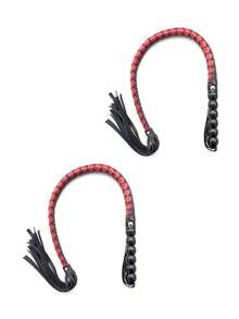 95cm Soft PU Leather Handle Professional Horse Whip, Riding Crop, Snake Whip, Training Whip, Handwoven Reusable Horse Whip, Suitable For Training, Practice And Outdoor Games, Easy To Use And Handle Equestrian Accessory, Prop