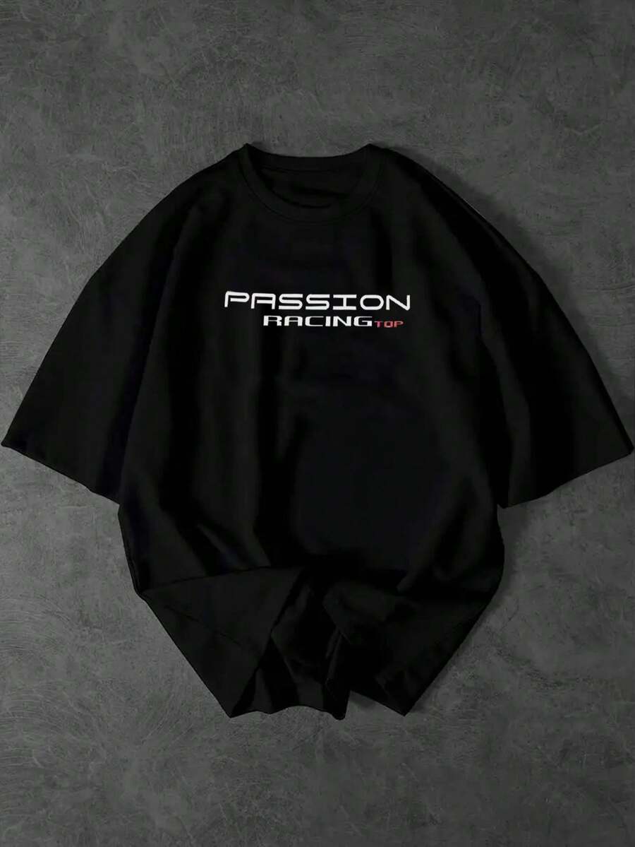 Muška ležerna streetwear majica kratkih rukava sa okruglim izrezom
