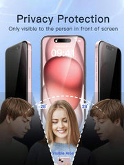 Pakovanje od 3 ultra izdržljiva HD kaljena stakla za zaštitu celog ekrana, kompatibilna sa iPhone 18 Pro/18 Pro Max/17/17Pro/17Air/17Pro Max, 16/16Pro/16Plus/16Pro Max, 15/15Plus/15Pro/15Pro Max, 14/14Plus/14Pro/14Pro Max/13/13Pro/13Pro Max/12/11/11Pro/11