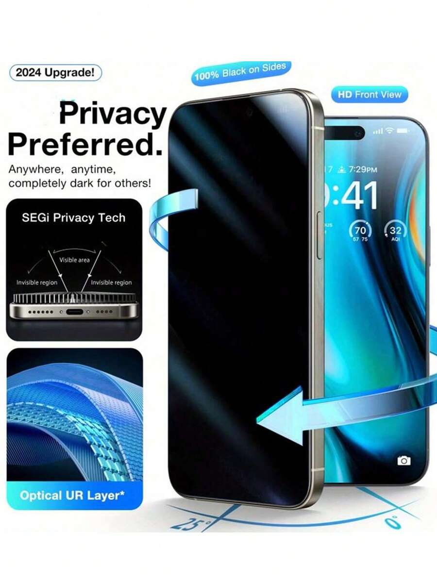 Pakovanje od 3 ultra izdržljiva HD kaljena stakla za zaštitu celog ekrana, kompatibilna sa iPhone 18 Pro/18 Pro Max/17/17Pro/17Air/17Pro Max, 16/16Pro/16Plus/16Pro Max, 15/15Plus/15Pro/15Pro Max, 14/14Plus/14Pro/14Pro Max/13/13Pro/13Pro Max/12/11/11Pro/11
