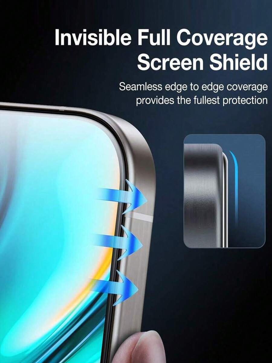 Pakovanje od 3 ultra izdržljiva HD kaljena stakla za zaštitu celog ekrana, kompatibilna sa iPhone 18 Pro/18 Pro Max/17/17Pro/17Air/17Pro Max, 16/16Pro/16Plus/16Pro Max, 15/15Plus/15Pro/15Pro Max, 14/14Plus/14Pro/14Pro Max/13/13Pro/13Pro Max/12/11/11Pro/11