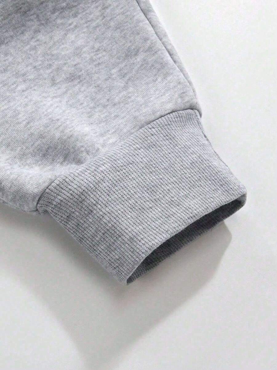 Muški lagani set od tkanine sa duksericom  i pantalonama sa Milano printom