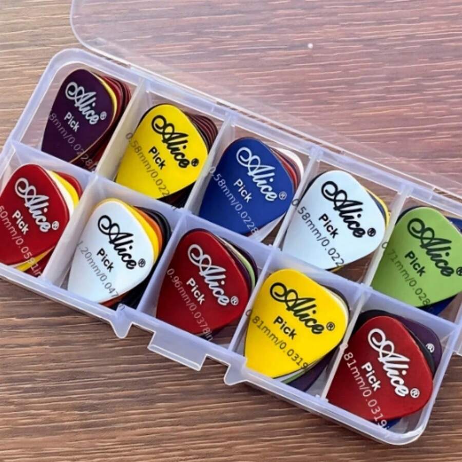 Set od 6/30/50 premium trzalica za gitaru, visokokvalitetne ABS trzalice