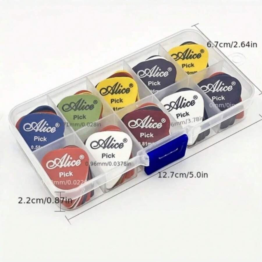 Set od 6/30/50 premium trzalica za gitaru, visokokvalitetne ABS trzalice