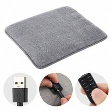 Hailicare Heated Seat Cushion With USB Port, 4-Level Temperature, Fast Heating, 4 Timer Settings, Comfortable & Not Stuffy, Suitable For Home/Outdoor Camping/Office/Car/RV Interior, Holiday Gift