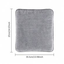 Hailicare Heated Seat Cushion With USB Port, 4-Level Temperature, Fast Heating, 4 Timer Settings, Comfortable & Not Stuffy, Suitable For Home/Outdoor Camping/Office/Car/RV Interior, Holiday Gift
