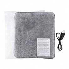 Hailicare Heated Seat Cushion With USB Port, 4-Level Temperature, Fast Heating, 4 Timer Settings, Comfortable & Not Stuffy, Suitable For Home/Outdoor Camping/Office/Car/RV Interior, Holiday Gift