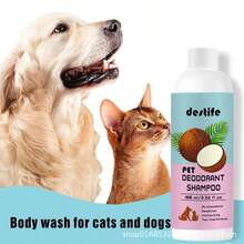 100ml Coconut 3-In-1 Shampoo, Conditioner, And Body Wash, Suitable For Cats And Dogs. Deeply Cleanses Hair And Removes Dirt And Odor. The Dual-Care Formula With Coconut Extract Moisturizes Every Inch Of Skin And Hair, Leaving Hair Clean, Smooth, Shiny, And Bouncy With A Refreshing Coconut Scent.
