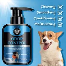 RoZino Pet Deodorant Shampoo 5.07 Oz - Contains Sea Salt, Hyaluronic Acid, Vitamin E, And Amino Acids - Cleanses, Deodorizes, Conditions, And Moisturizes, Leaving Your Dog With Soft, Shiny Fur.