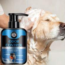 RoZino Pet Deodorant Shampoo 5.07 Oz - Contains Sea Salt, Hyaluronic Acid, Vitamin E, And Amino Acids - Cleanses, Deodorizes, Conditions, And Moisturizes, Leaving Your Dog With Soft, Shiny Fur.