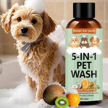 1PC/2PCS This Pet Shampoo Is A Universal, Deep-Cleaning Product For Pets. It Has A Fresh Scent, Moisturizes, Provides Double Skincare, Removes Odors, And Is Suitable For Cats And Dogs, Leaving Their Fur Clean, Smooth, And Shiny.