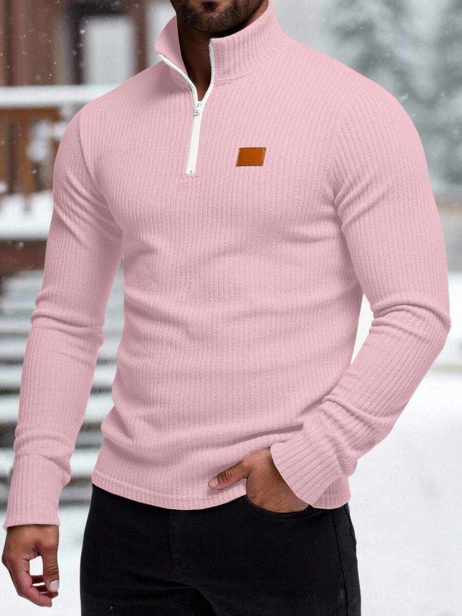 Muški ležerni elegantni pleteni džemper