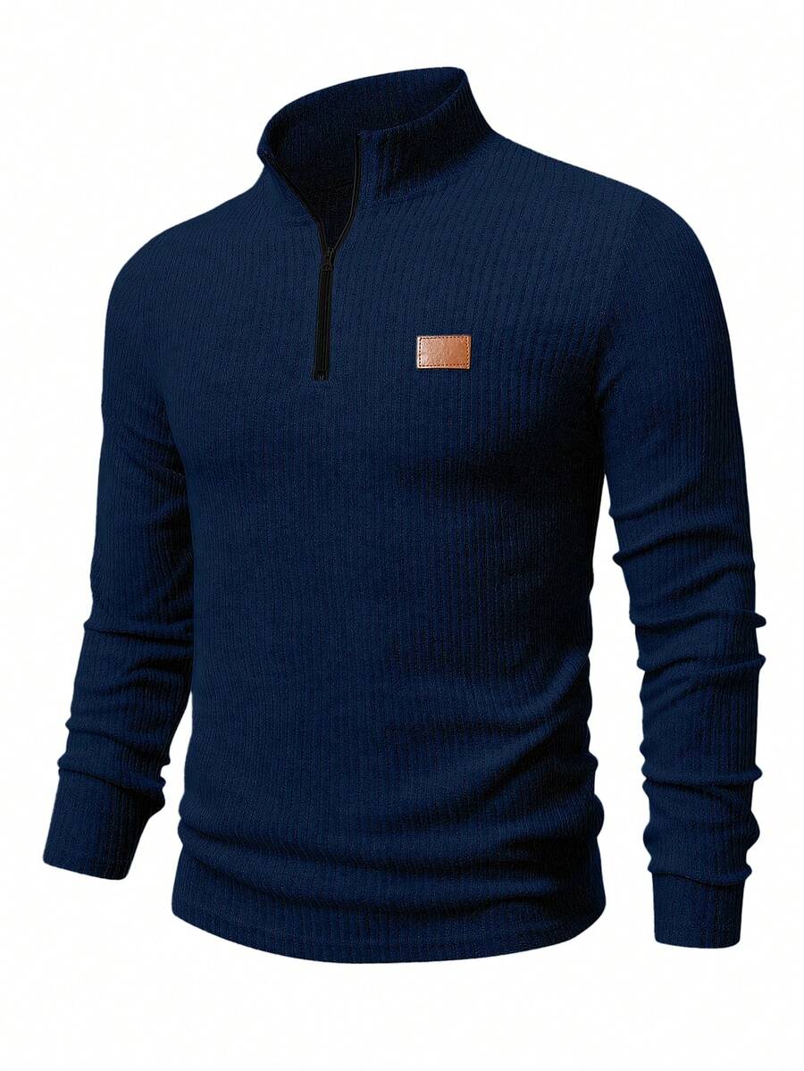 Muški ležerni elegantni pleteni džemper