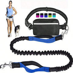 Podesivi povodac za pse i torba za struk - hands-free