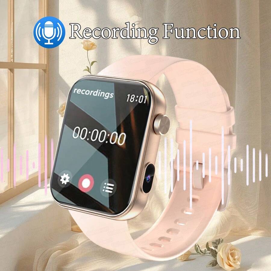 Luksuzni pametni sat sa kamerom za žene, 1.91" HD ekran u boji