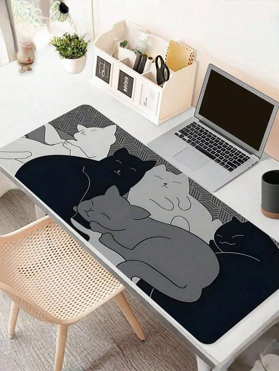 Podloga za miš sa prečicama na tastaturi, sa zadebljanom gumom, 9.45 x 7.9 inča