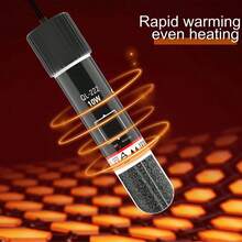 1pc Mini Aquarium Automatic Thermostat Rod + 1pc Digital Temperature Combo