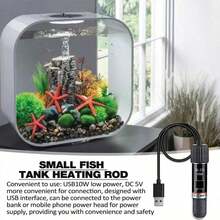 1pc Mini Aquarium Automatic Thermostat Rod + 1pc Digital Temperature Combo