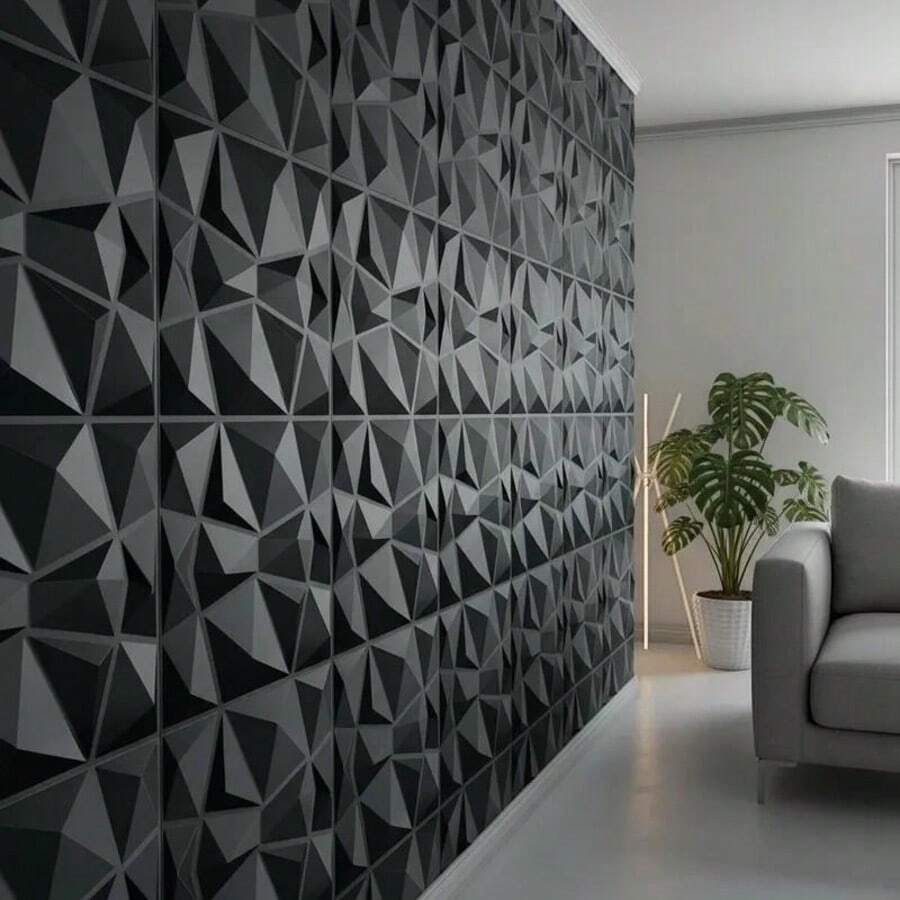 Premium 3D geometrijski dekorativni PVC zidni paneli