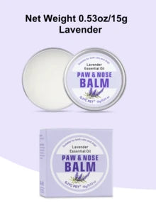 GJYC PET Natural Paw & Nose Care Balm - Quickly Soothes Dry Skin, Available In Multiple Scents And Sizes, Protective And Healing Effects