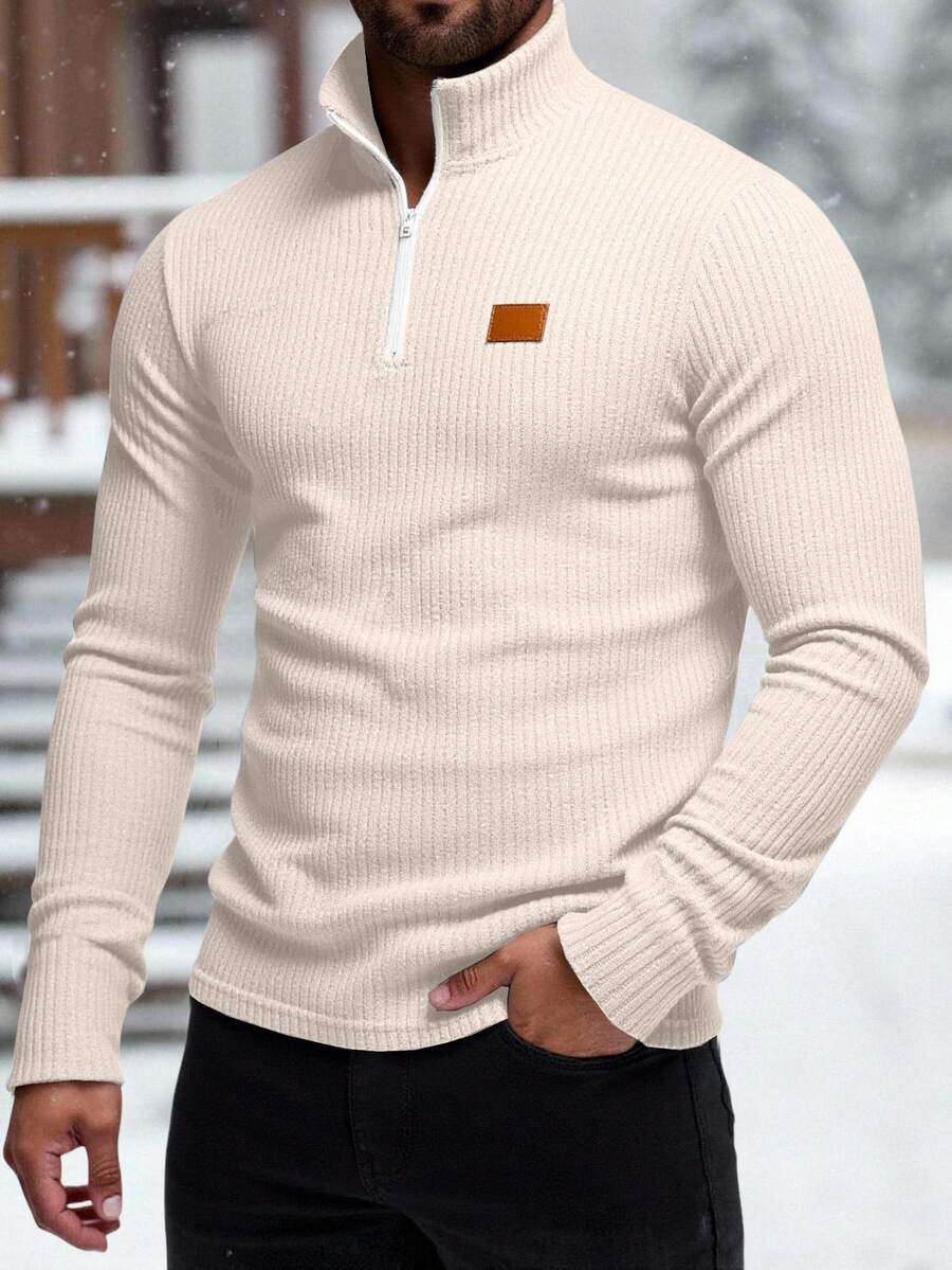 Muški ležerni elegantni pleteni džemper