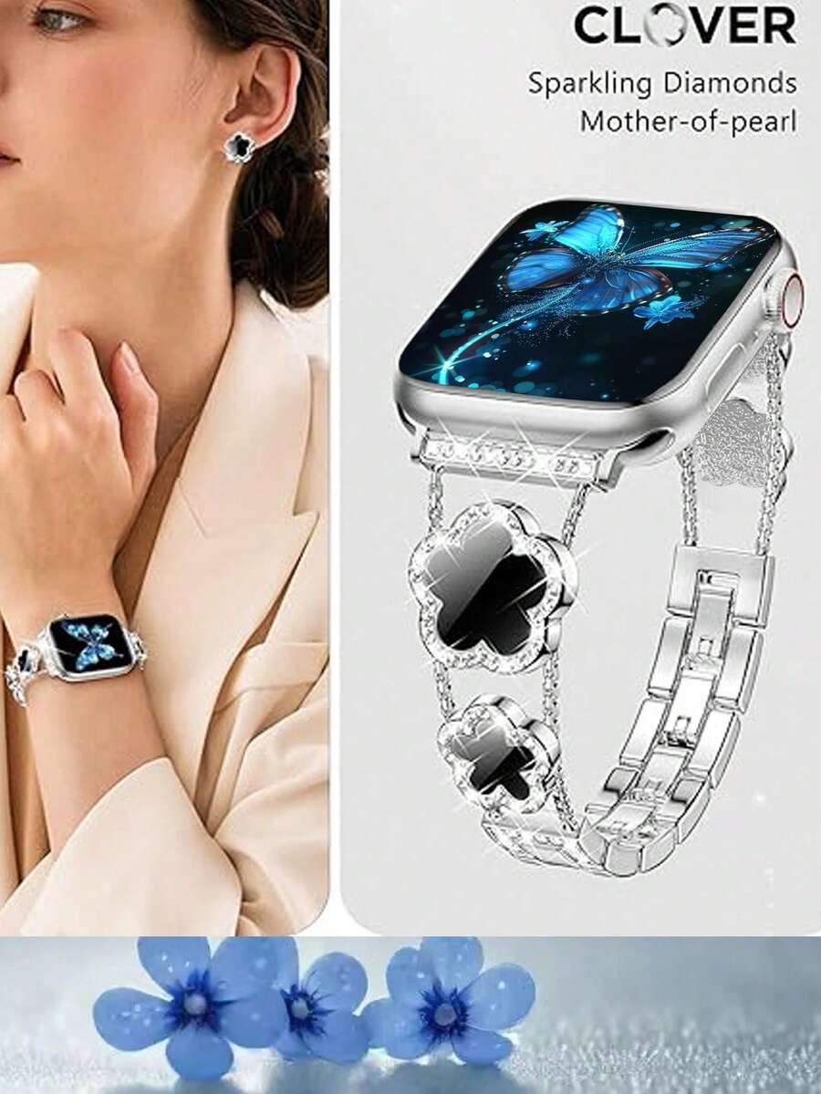 Narukvica kompatibilna sa Apple Watch, ženska crnakompatibilna sa Apple Watch 38/40/41/42/44/45/46/49mm