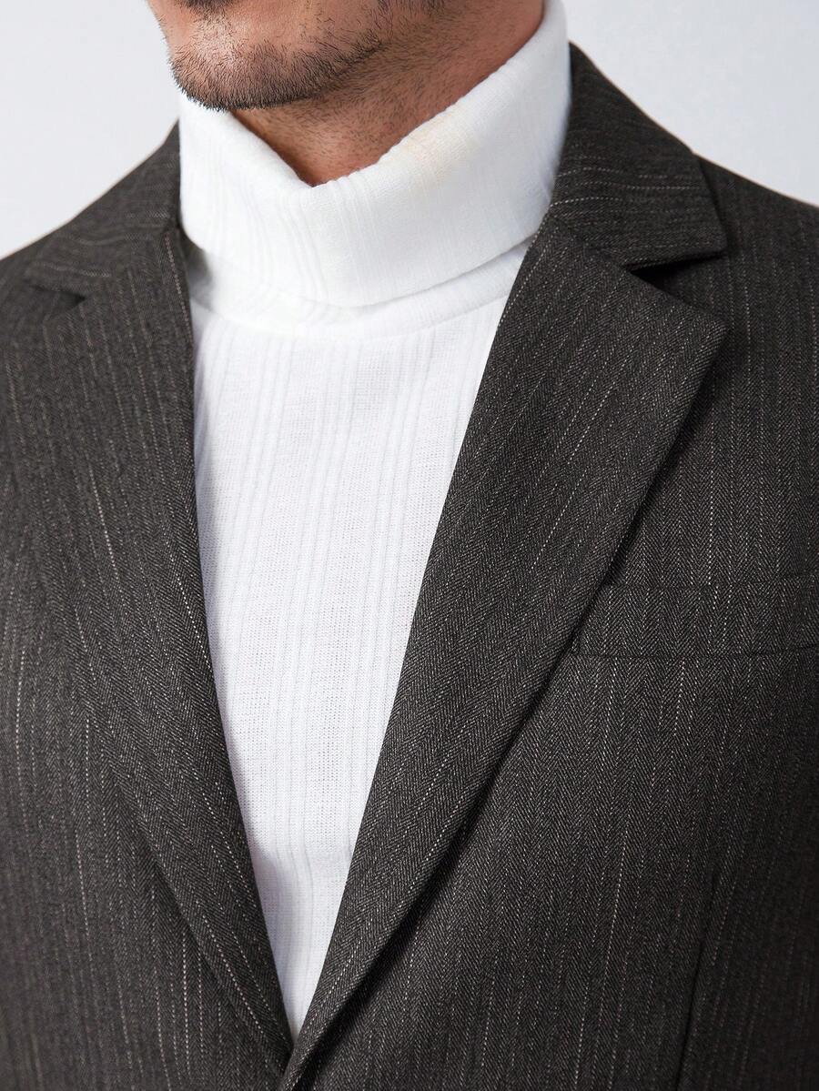 Muški poslovni formalni set sako sa reverom i pantalonama